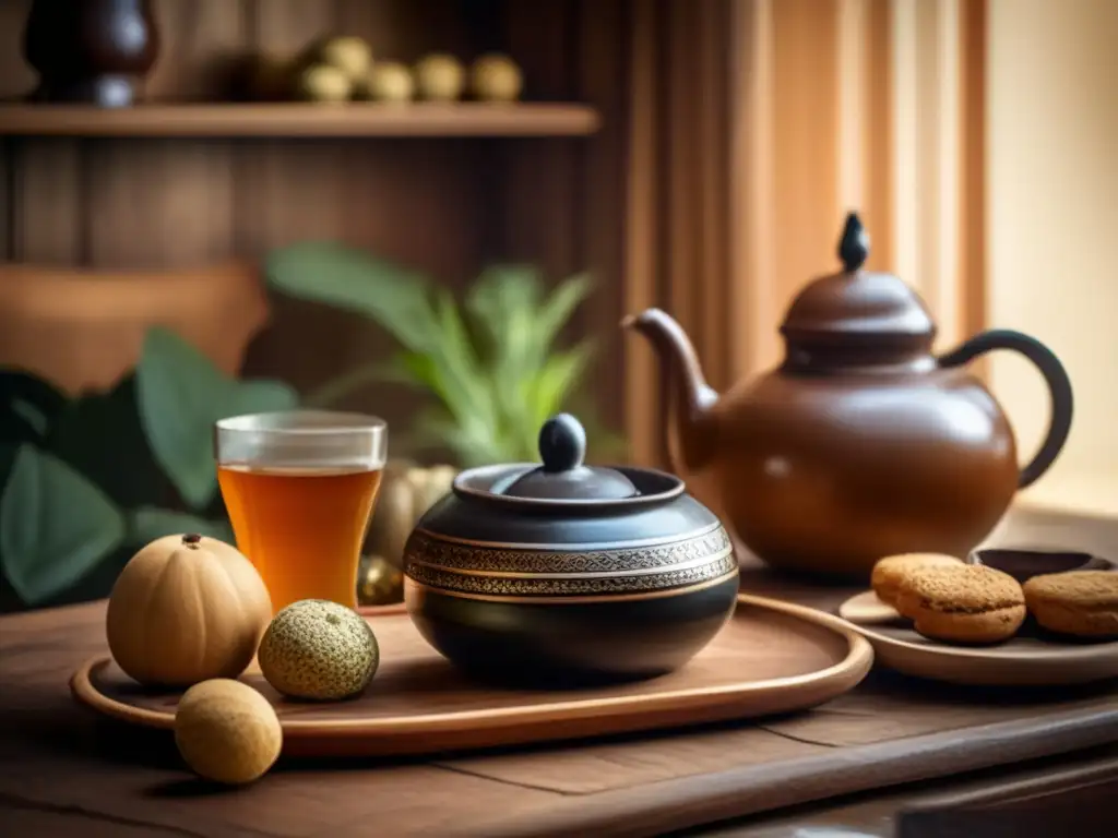 Ambiente acogedor con mate tradicional: Beneficios digestivos