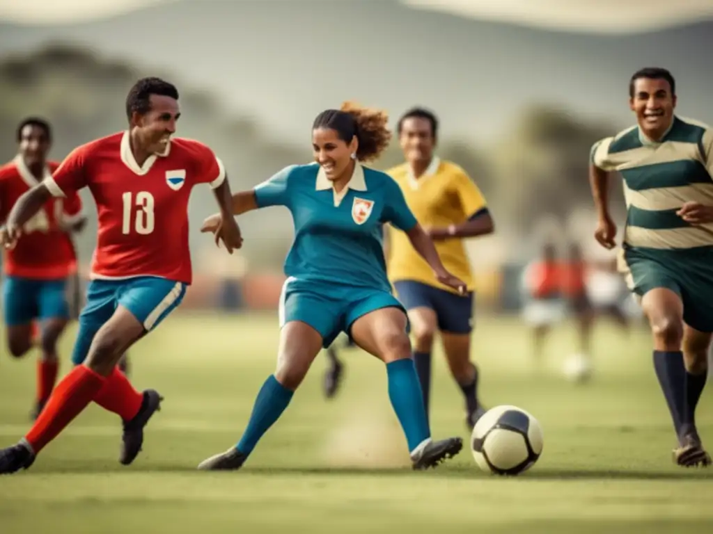 Atletas rioplatenses en juego de fútbol, impacto del tereré en rendimiento deportivo (110 caracteres)