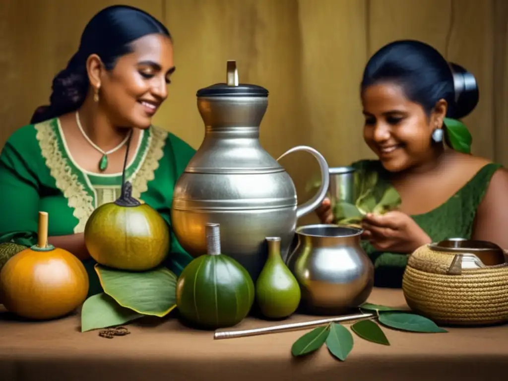 Tradición mate en Brasil: familia brasilera compartiendo ceremonia del mate