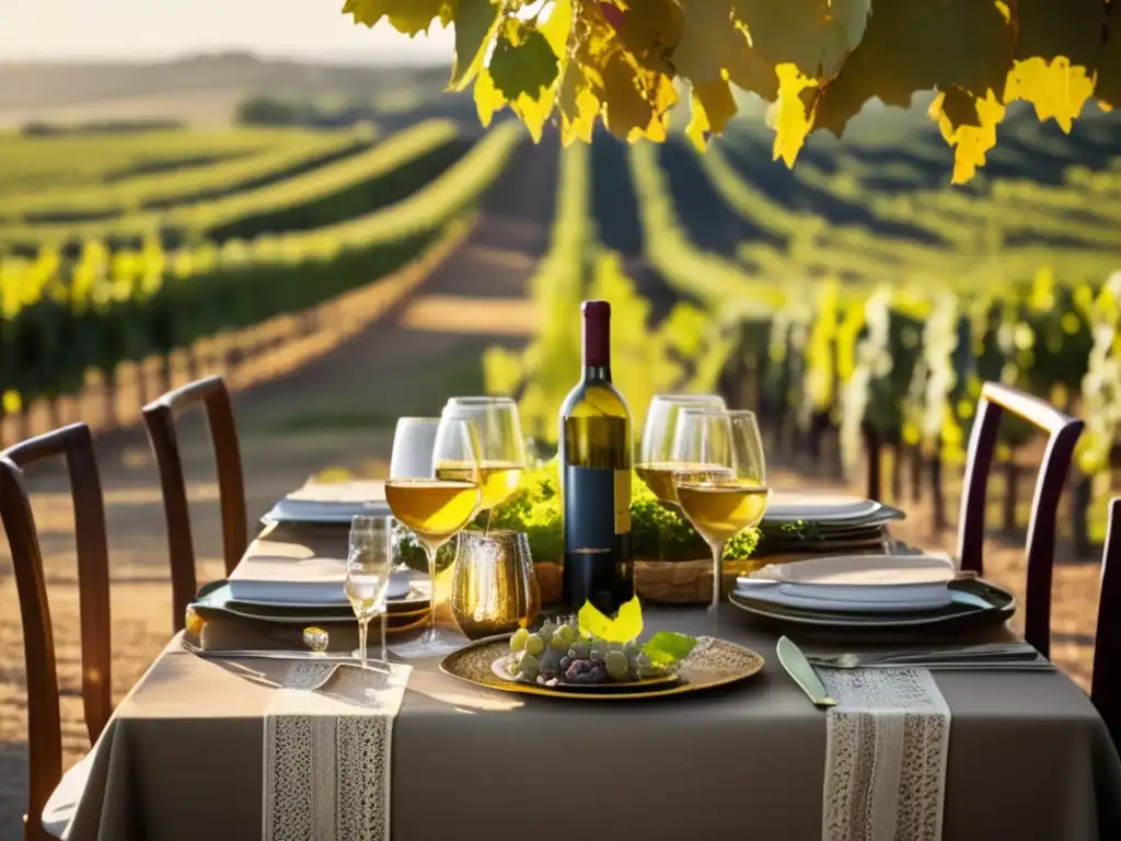 Cena elegante con vinos y yerba mate: maridaje perfecto en viñedos