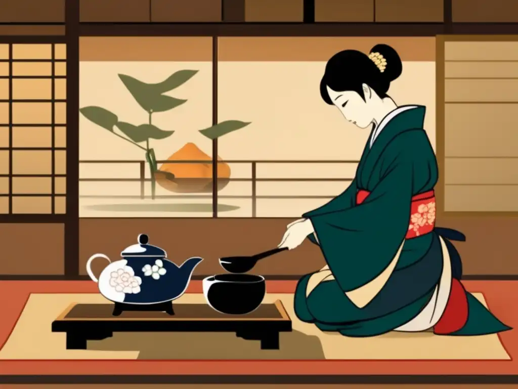 Ceremonia de té japonesa con mate: fusión cultural