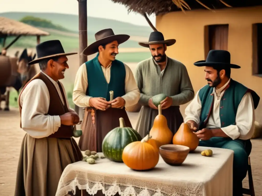 Ceremonia tradicional del mate en la región rioplatense