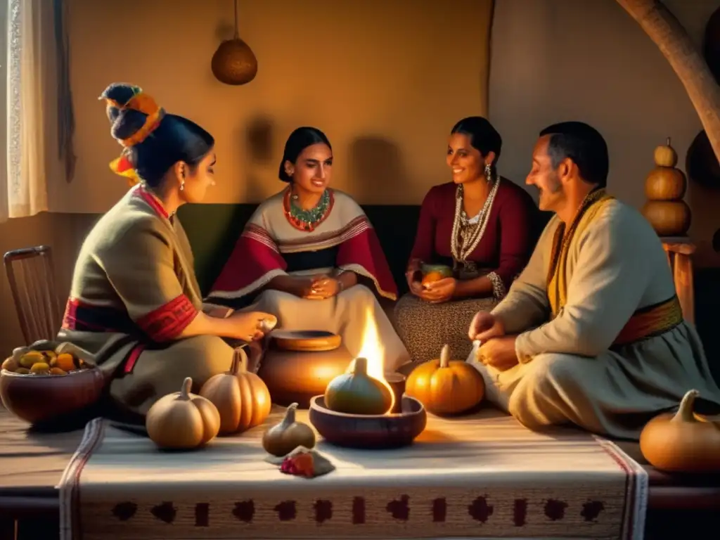 Ceremonia tradicional de mate en la región rioplatense