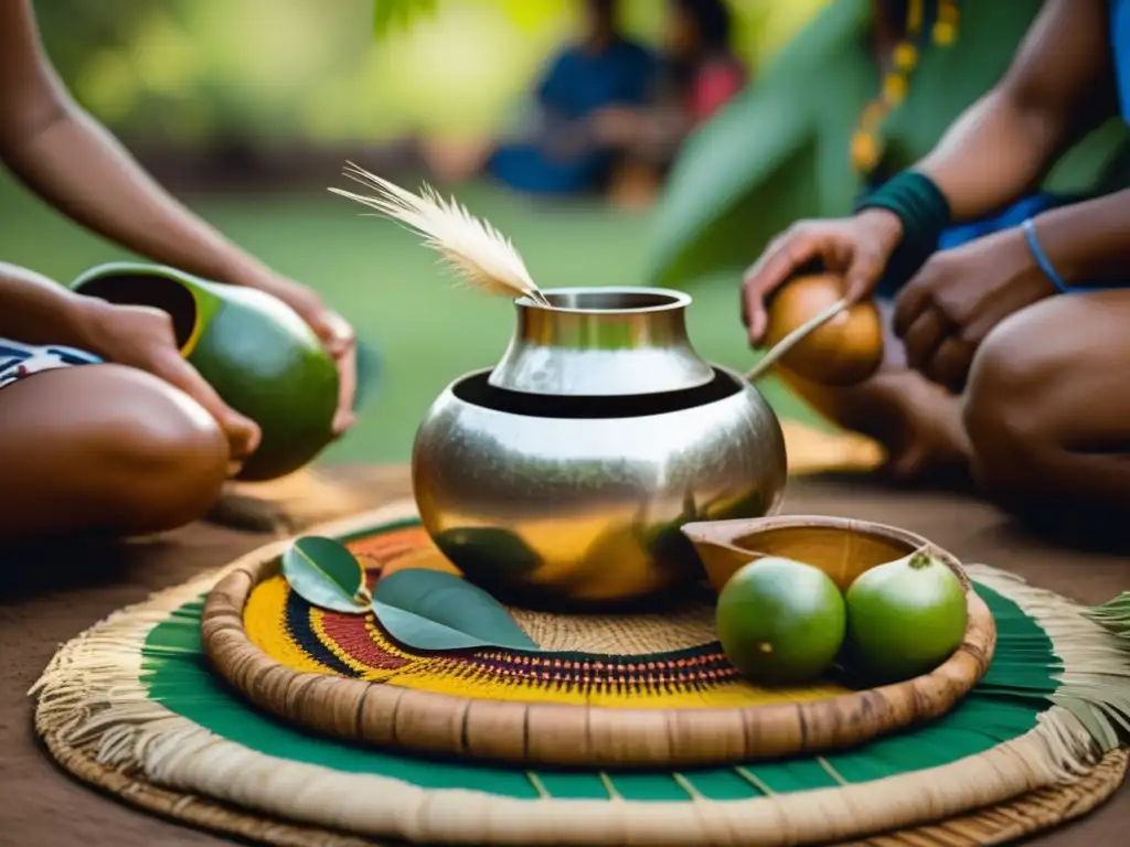 Ceremonia tradicional Guarani con mate: Beneficios del mate para colesterol