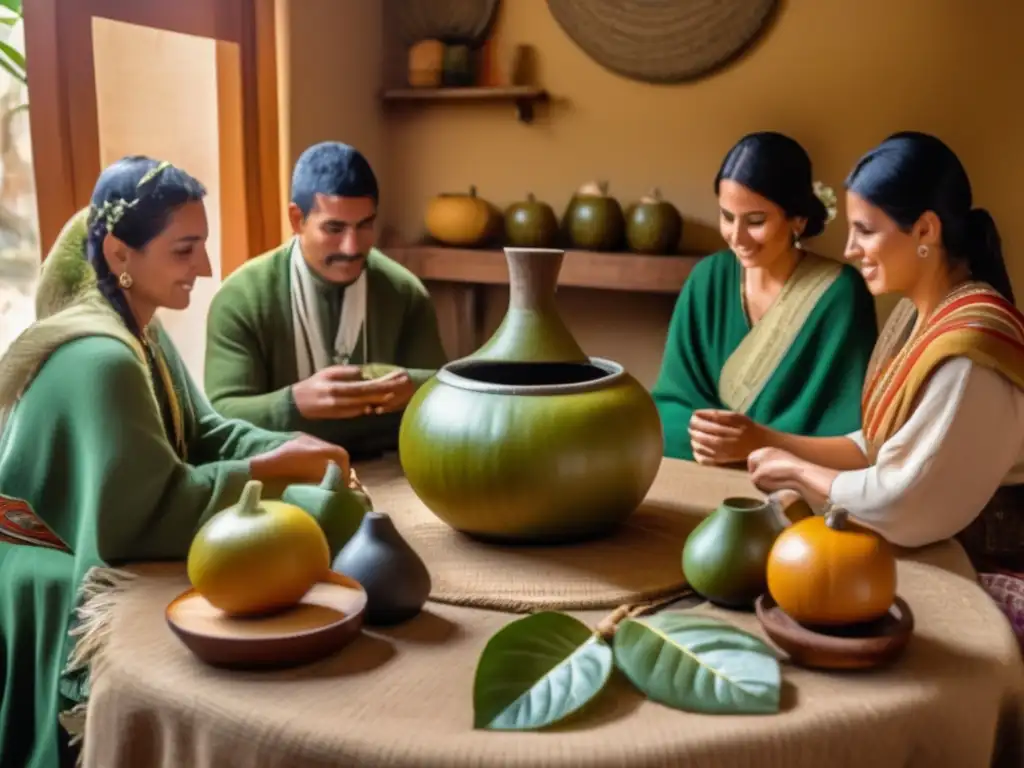 Ceremonia tradicional de yerba mate en Argentina - Guía básica cultivo yerba mate