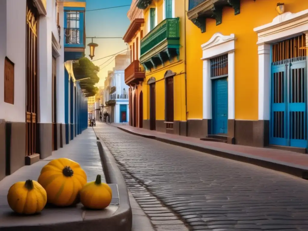 Tradición del mate en Montevideo: Ciudad Vieja, calles empedradas, edificios coloniales y cultura mateña