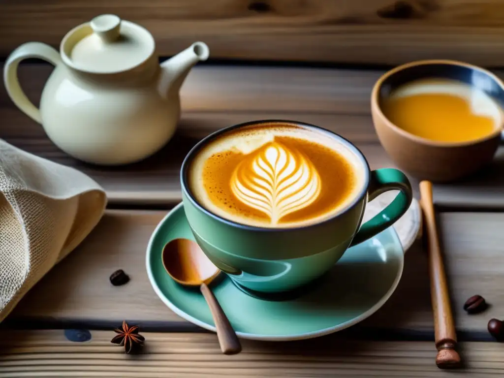 Una deliciosa receta de mate latte, con textura cremosa y toques de nostalgia