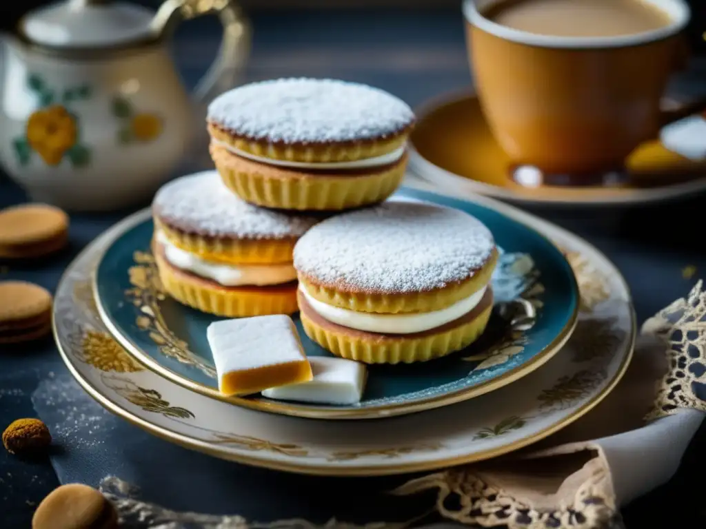 Deliciosos Alfajores de maicena con mate: Mousse de dulce de leche con mate receta