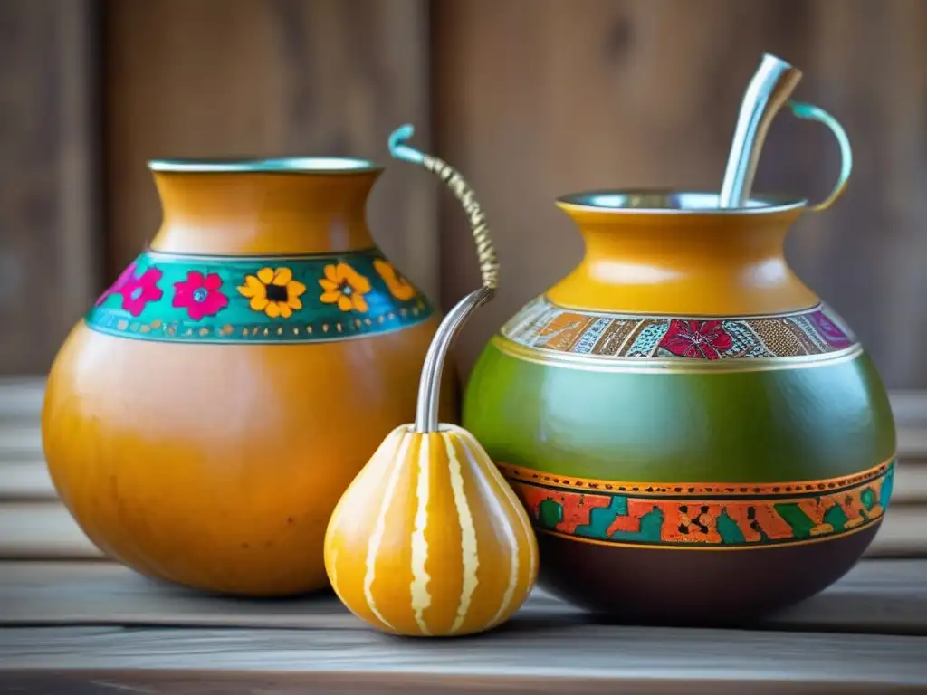 Diferencias entre mate dulce y tradicional: gourds, bombillas y atmosfera evocadora