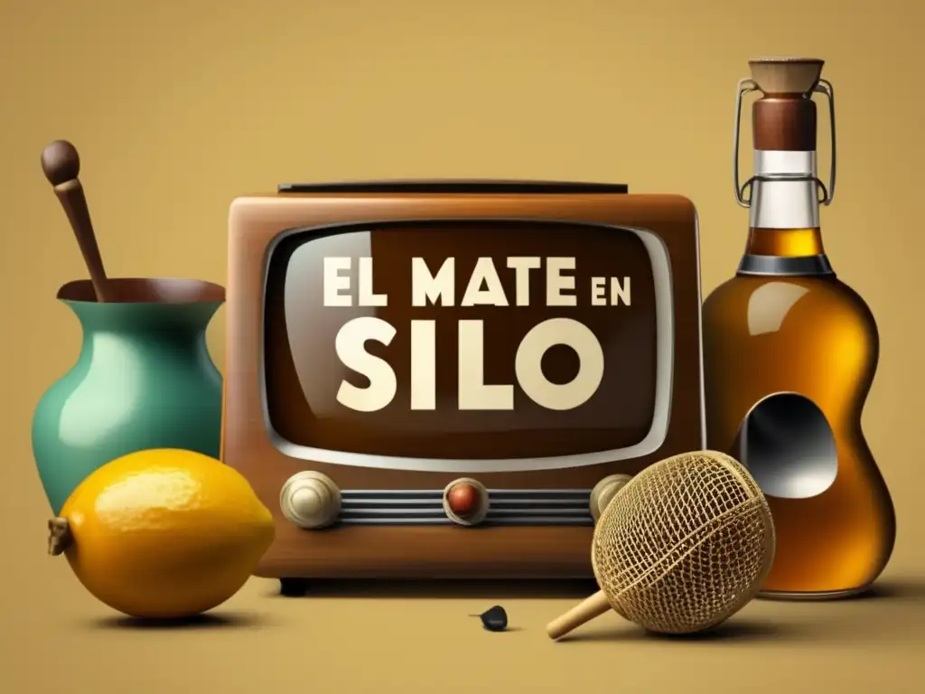 Diseños modernos de mate rioplatense en un set vintage