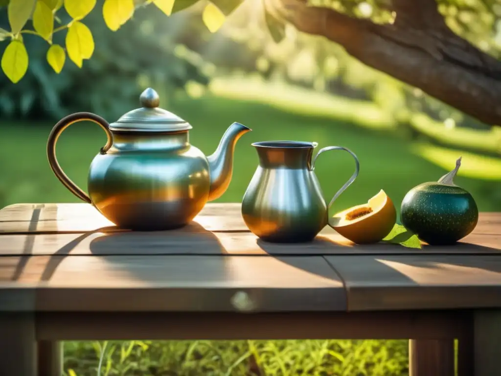 Escena de mate en el campo, tradición y conexión a la tierra