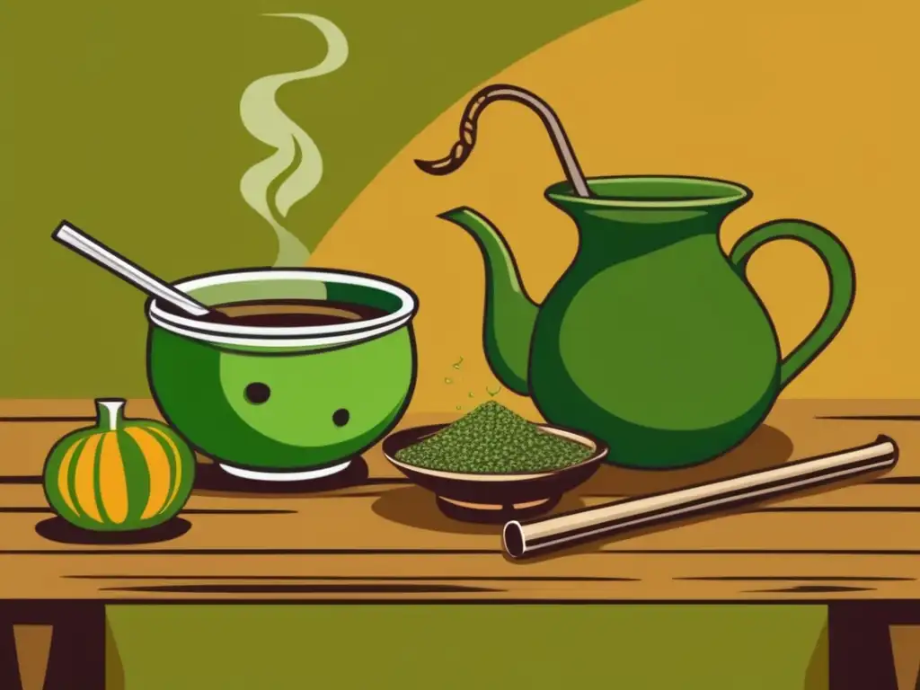 Escena tradicional del mate: beneficios digestivos del mate tradicional