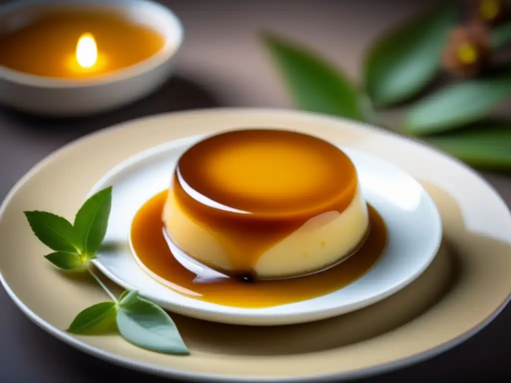 Flan casero con sabor a mate, una fusión culinaria sorprendente