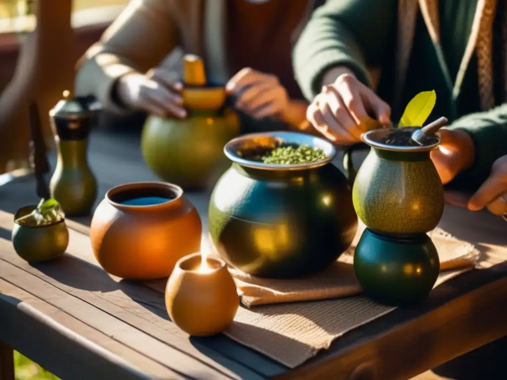 Grupo de amigos compartiendo tradición del mate en la región rioplatense