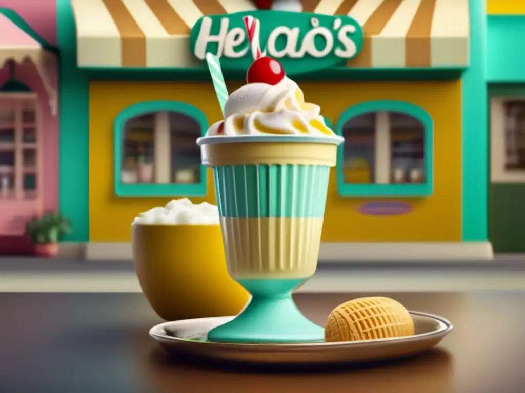 Helado de Mate: Combinaciones refrescantes con mate en heladería vintage