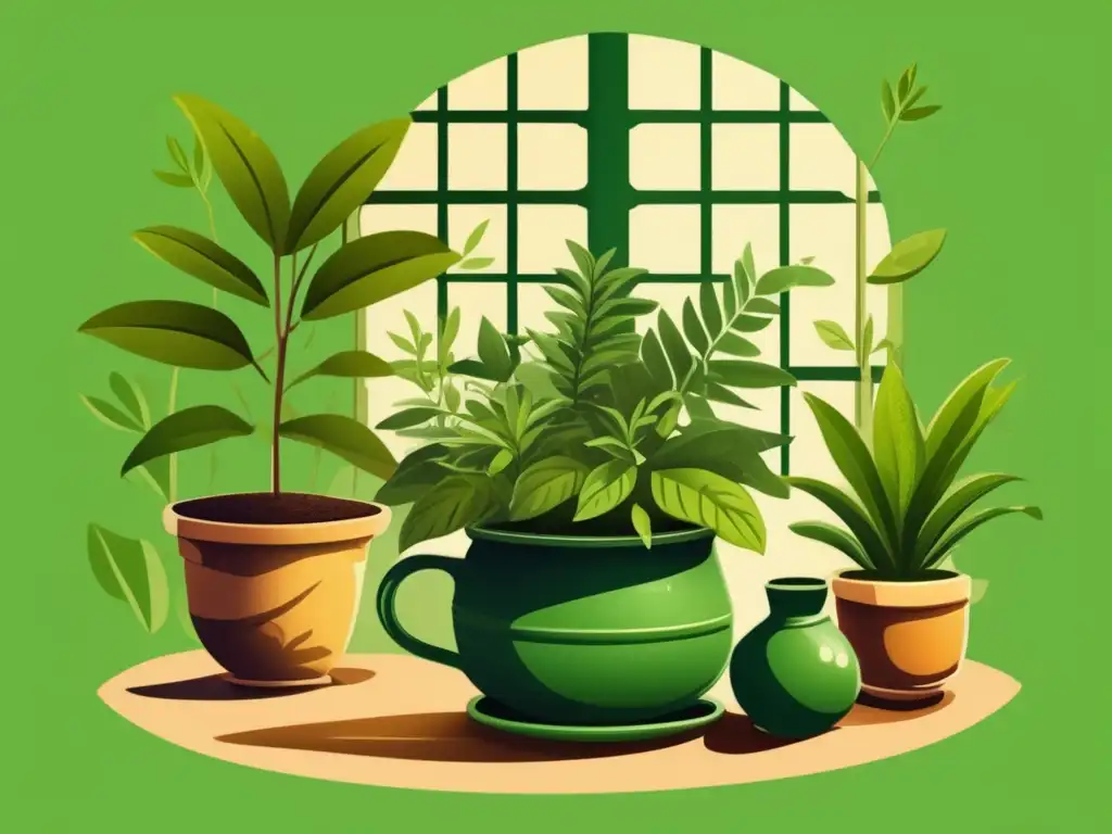 Hermoso jardín casero con planta de yerba mate: Curso intensivo cultivo casero yerba mate