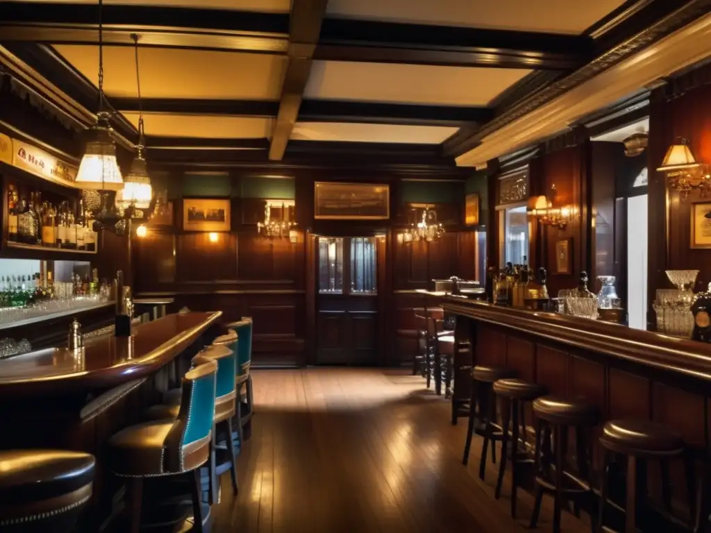 Interior de Bar El Federal, tradición del mate en Buenos Aires