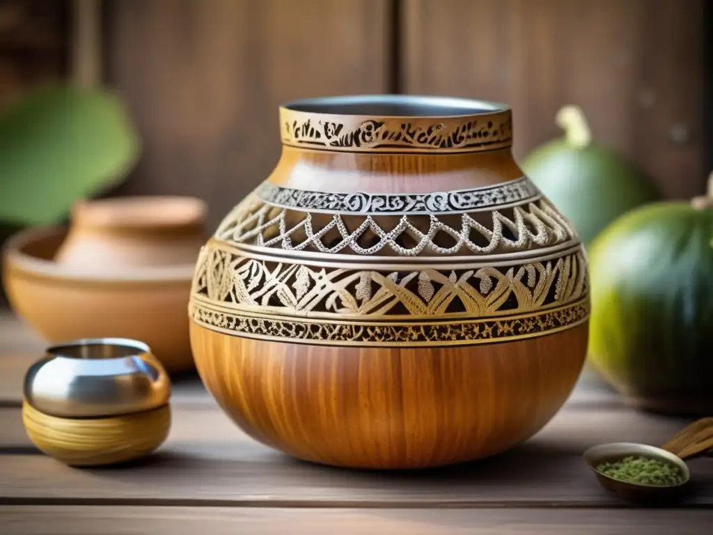Maridaje perfecto: mate yerba tradicional, gourd, bombilla, accompaniments, vintage elements
