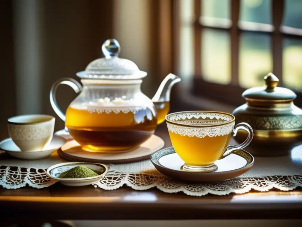 Maridajes perfectos con yerbas saborizadas mate en una mesa vintage