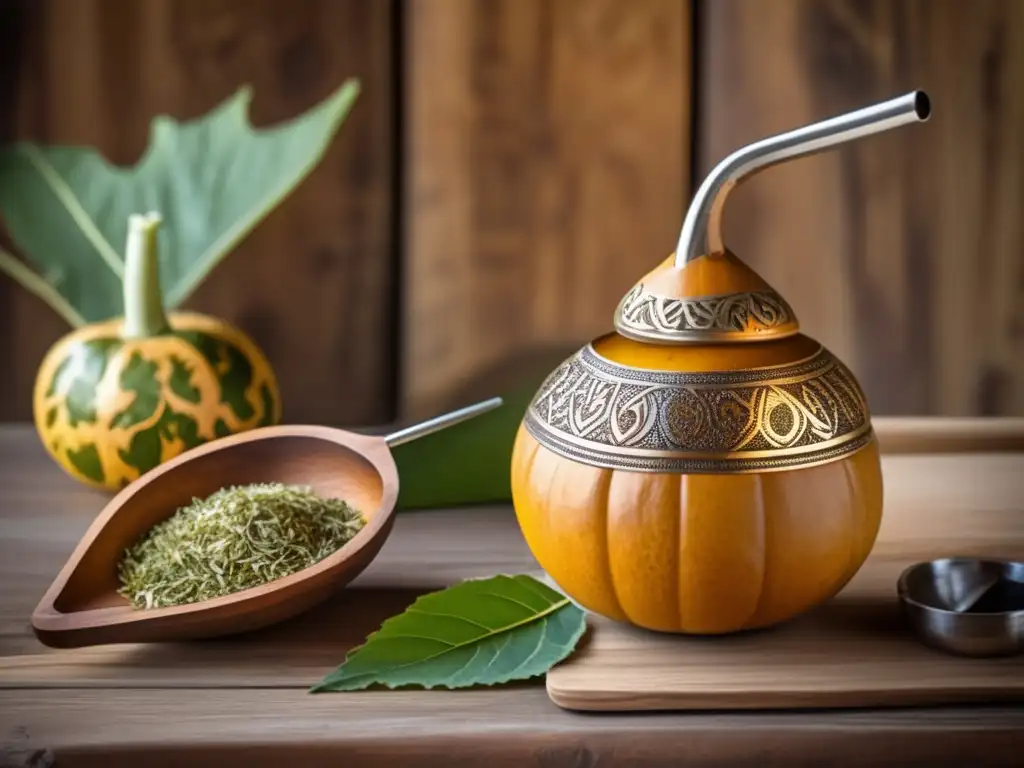 Mate gourd y accesorios tradicionales con tecnologías aplicadas en el cultivo de yerba mate