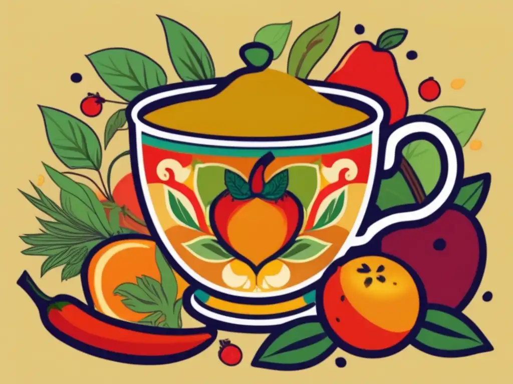 Yerba mate y frutas saludables Té de yerba mate con antioxidantes: beneficios para la salud