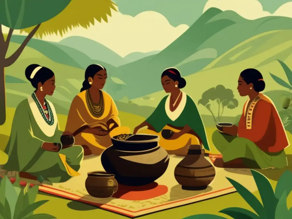 Tradición del mate en el arte: Ceremonia tradicional rioplatense de yerba mate