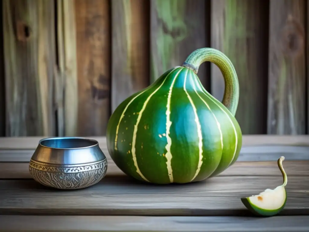 Mate gourd and bombilla, arte y simbolismo de la semiotica del mate en la region