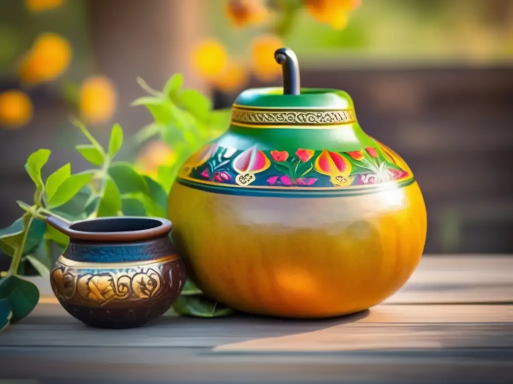 Tradición del mate en la región rioplatense: Mate gourd, bombilla y naturaleza