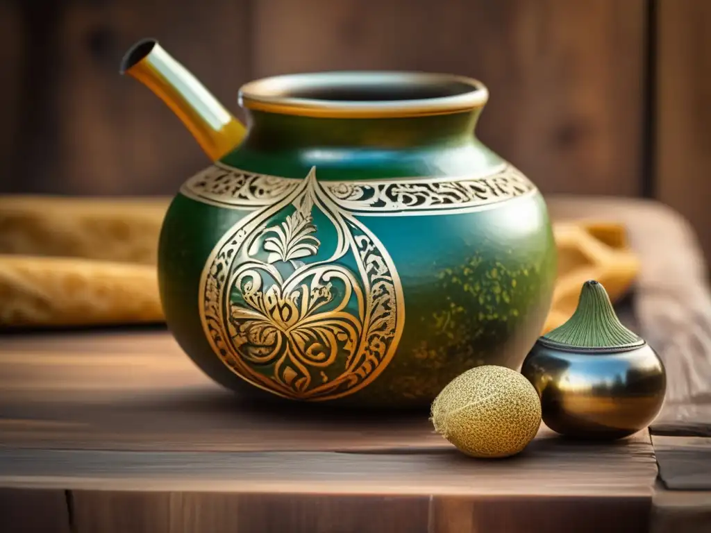 Tradición del mate en la región: gourd, bombilla, yerba mate, ceremonial, comunidad