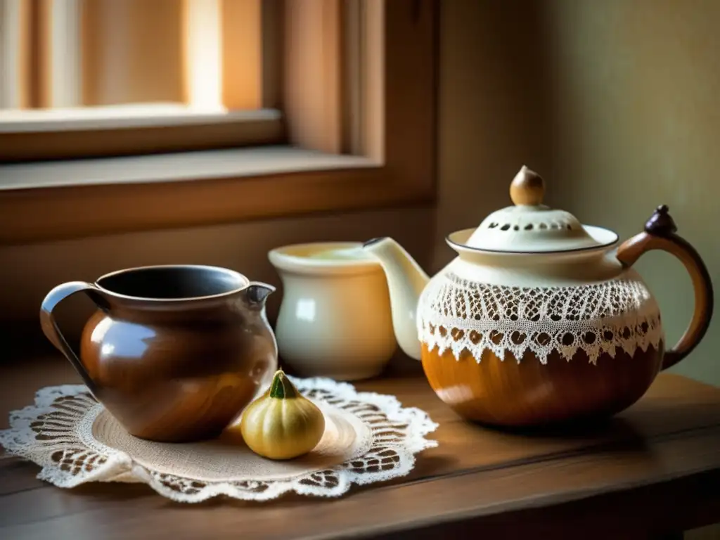 Tradición del mate dulce en Argentina: una imagen vintage que muestra la elegancia y nostalgia de esta tradición cultural