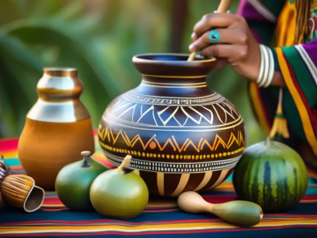 Tradición del mate dulce en Argentina con la Guarani y la naturaleza