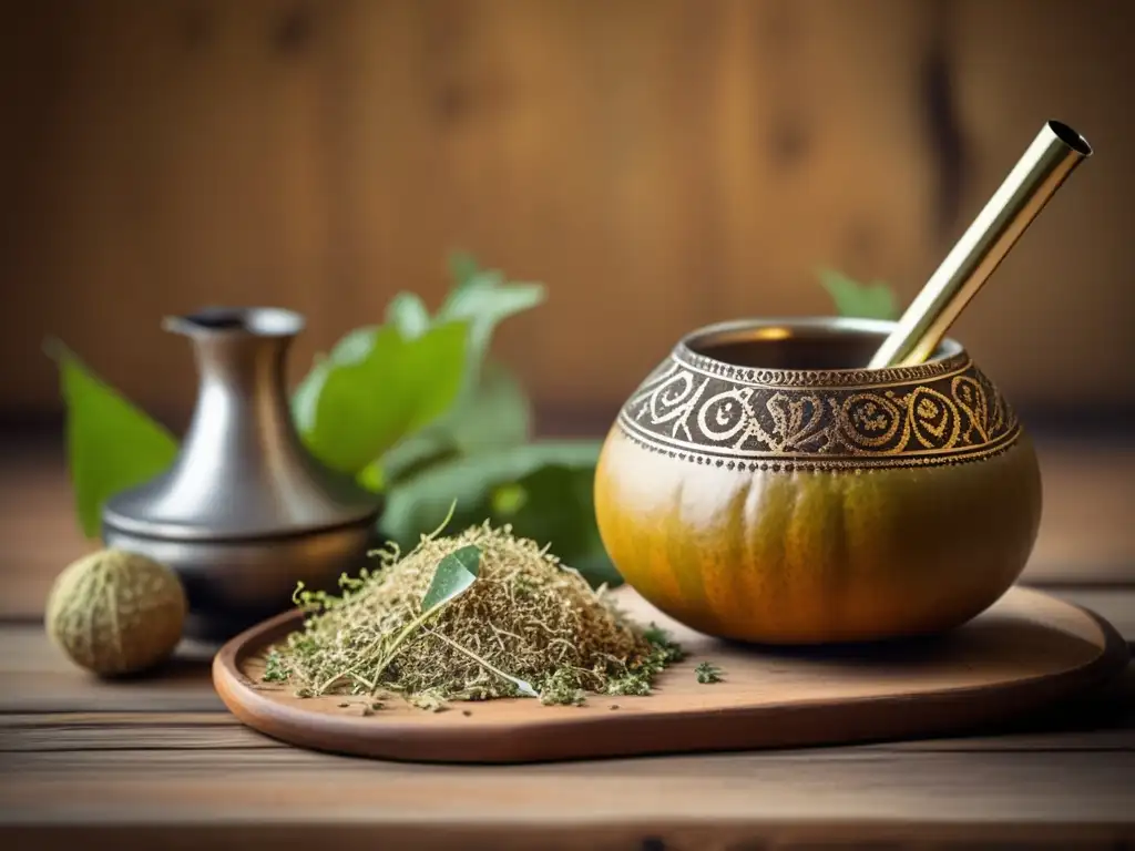 Infusión de mate con efecto antiinflamatorio y tradición