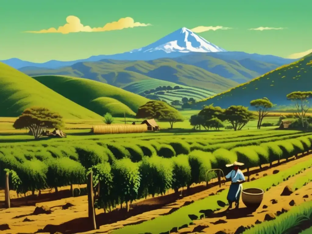 Plantación tradicional de yerba mate en Argentina - Ingredientes clave para yerba mate de calidad
