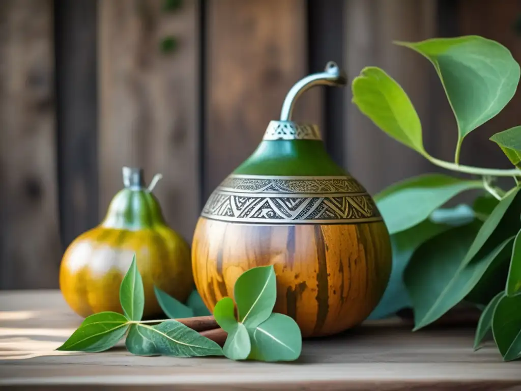 Mate gourd and aromatic herbs Mate gourd, yerba mate, bombilla y aromas: una experiencia tradicional y sofisticada con la mejor yerba compuesta para mate