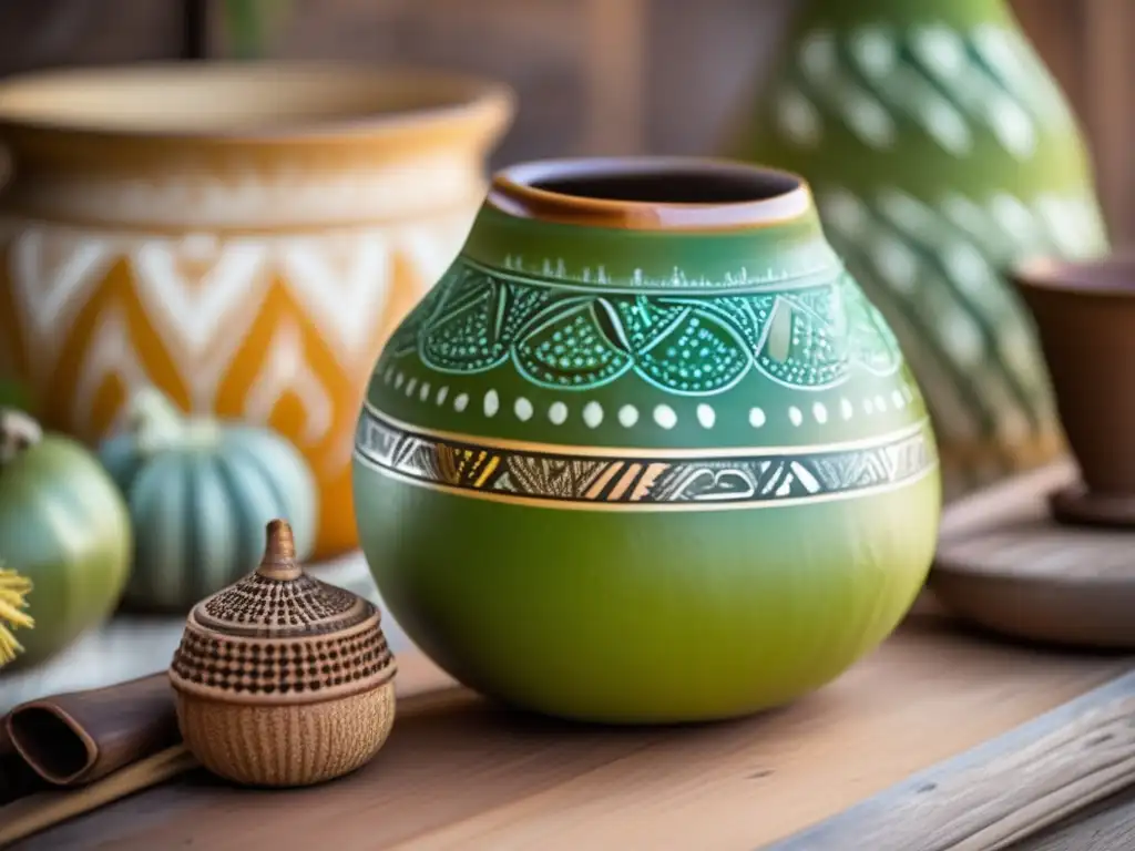 Tradición del mate en la región rioplatense con gourd, yerba mate, bombilla y nostalgia