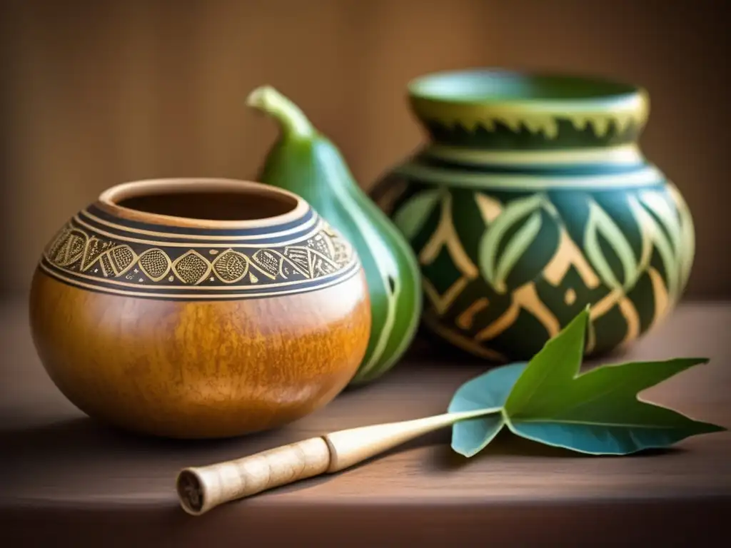 Mate gourd and bombilla, símbolo del rol del mate en la sociedad rioplatense