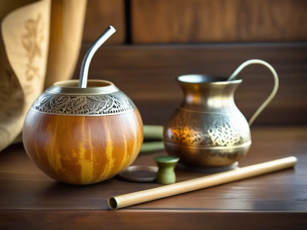 Tradición del mate en el mundo: gourd, bombilla, yerba, historia, artesanía, cultura global, ambiente nostálgico