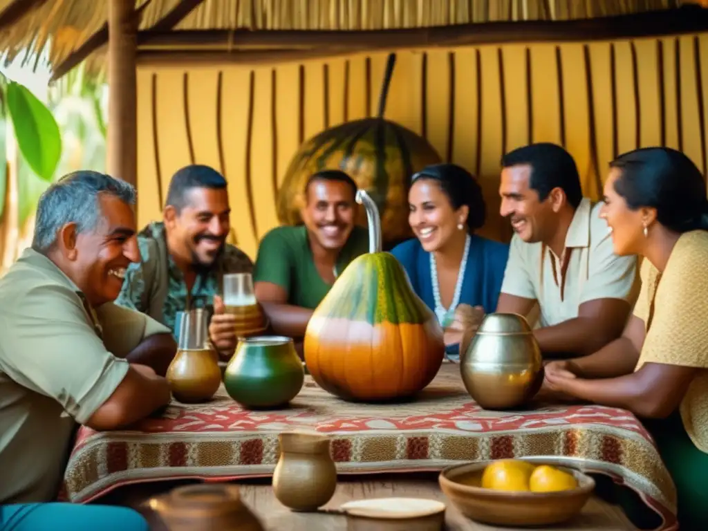 Tradición del mate en Brasil: una reunión vintage de mate en la región sur