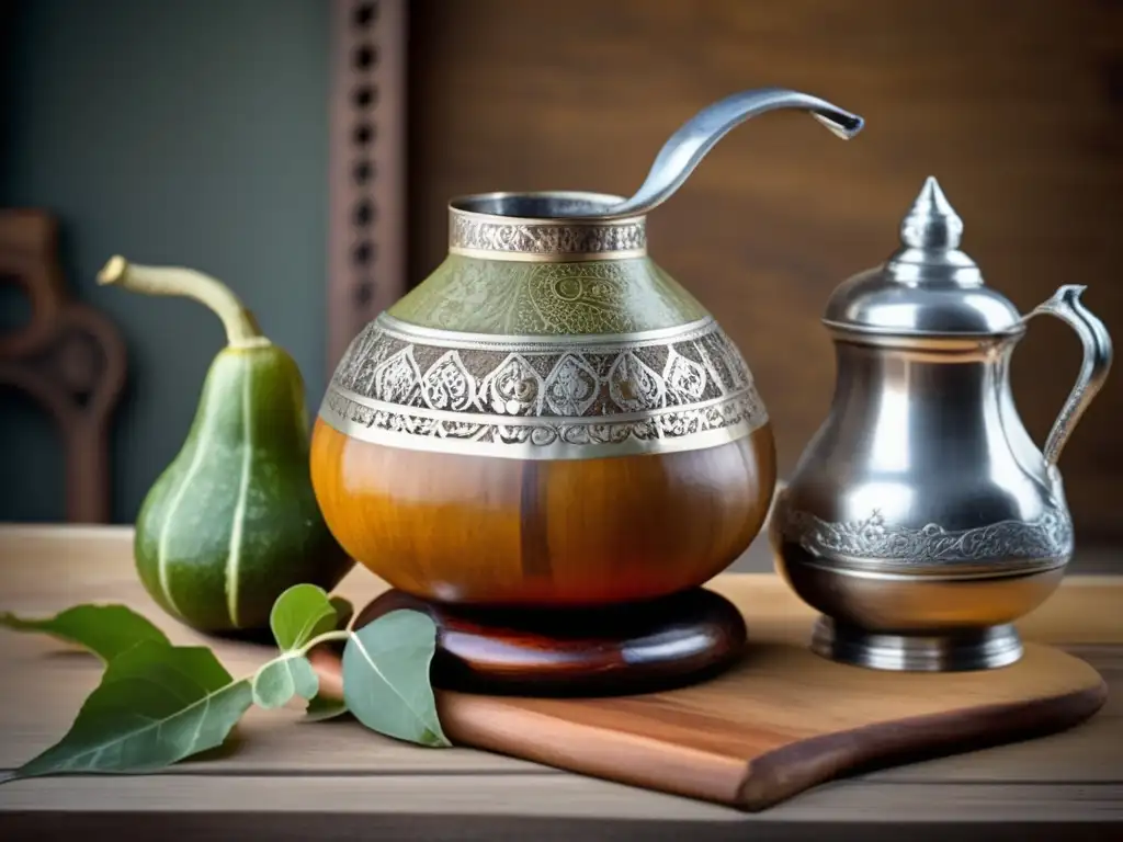 Mate rioplatense: gourd, yerba, bombilla, historia, ritual, cultura, bebida, tradición, imagen vintage