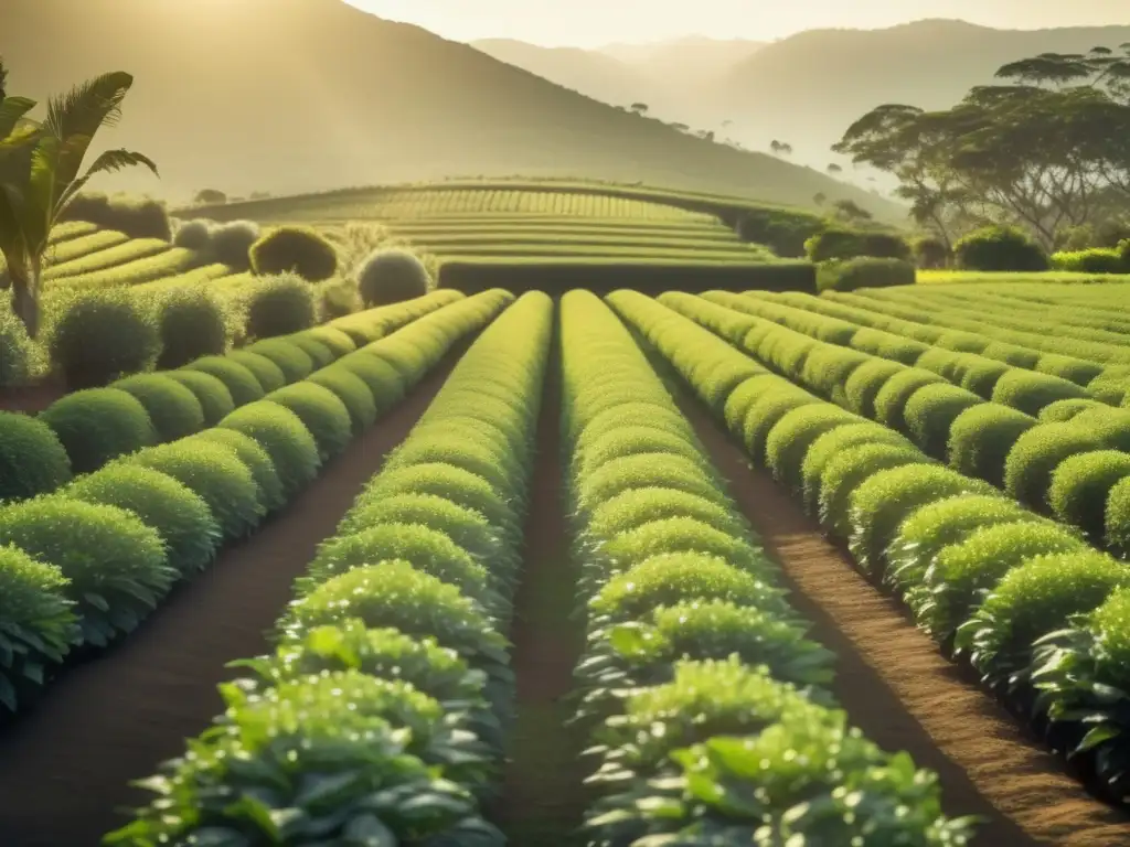 Plantación de mate tradicional, belleza serena con sabores modificados