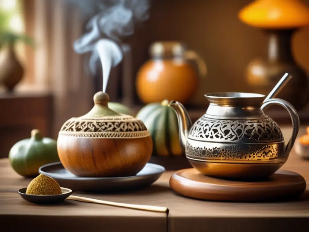 Cozy escena con mate tradicional: beneficios nutricionales y literatura