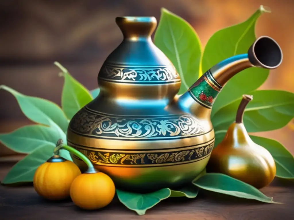 Mate tradicional con bombilla: origen histórico y propiedades del mate