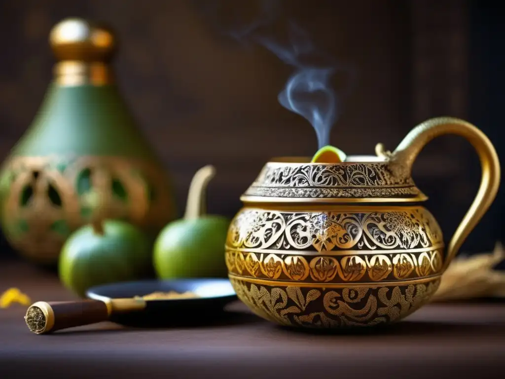 Mate gourd and bombilla con yerba mate: Prevenir gastritis y disfrutar de su historia y beneficios antioxidantes