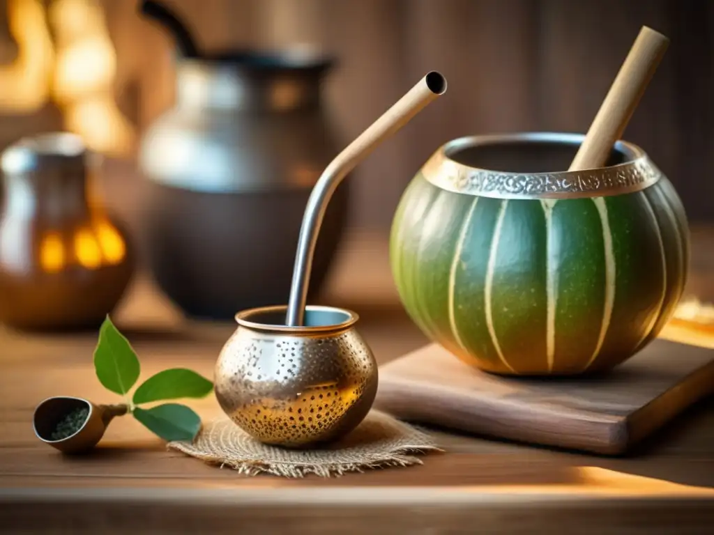 Tradición del mate en educación: gourd, bombilla, yerba mate, materiales educativos, nostalgia y preservación