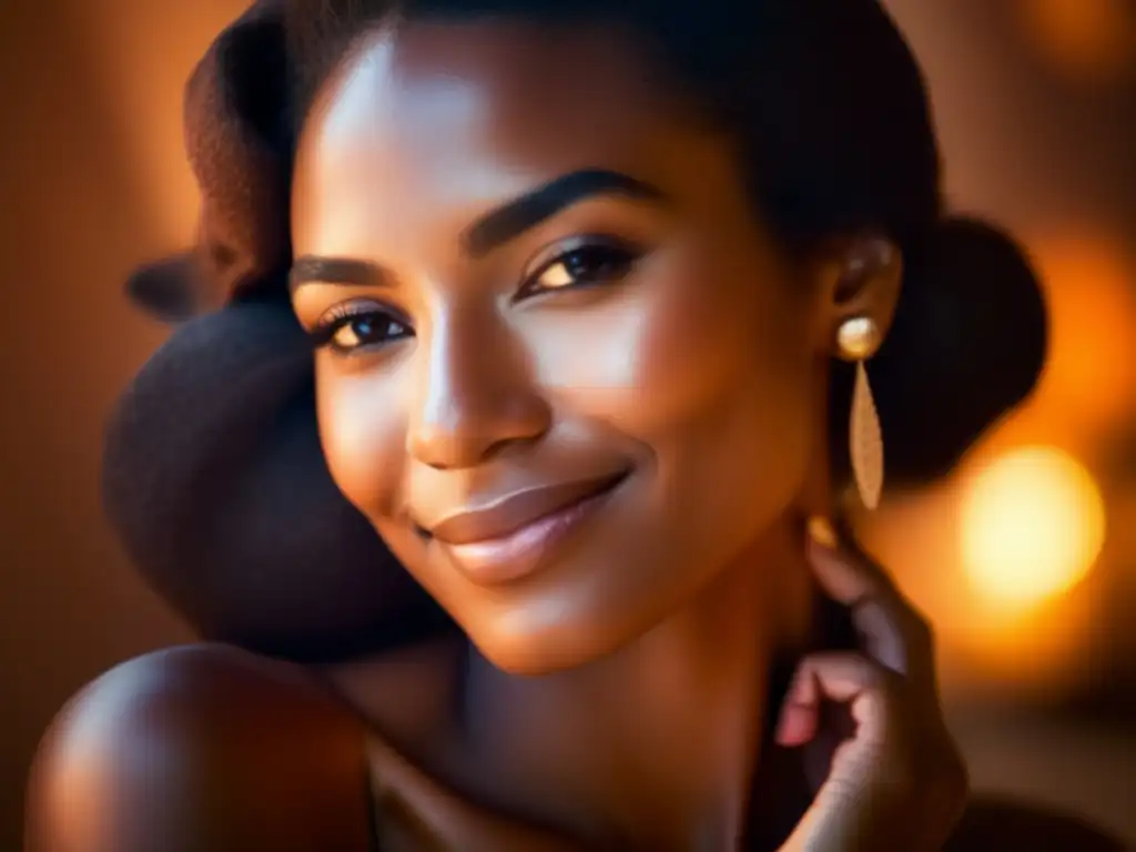 Mujer con piel radiante, beneficios de yerba mate en la piel