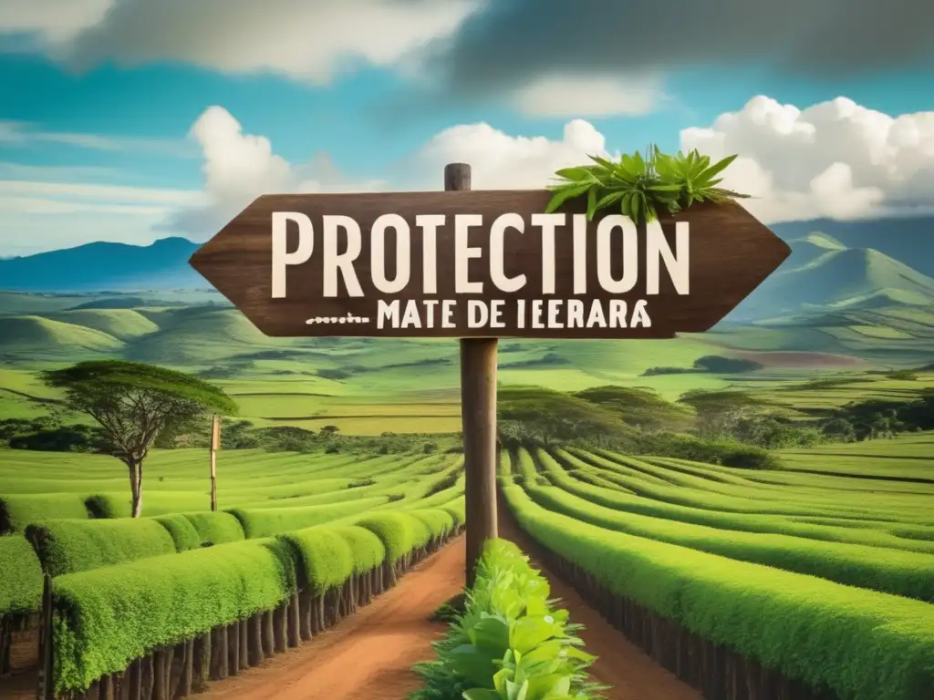 Paisaje de mates: Protección de tierras contra erosión