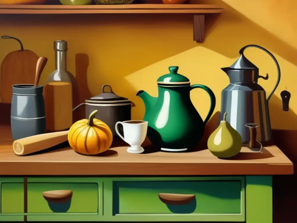 Pintura vintage: mate y tradición rioplatense - Efectos del mate en la digestión