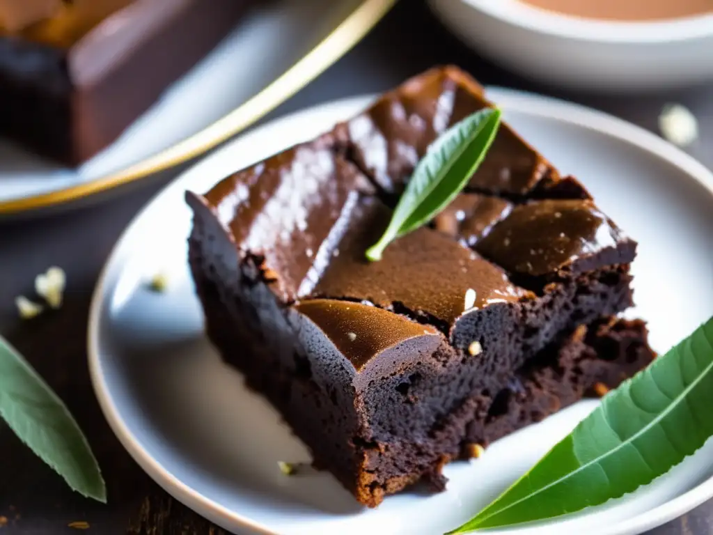 Placa de brownies de chocolate con yerba mate: receta irresistible de postre