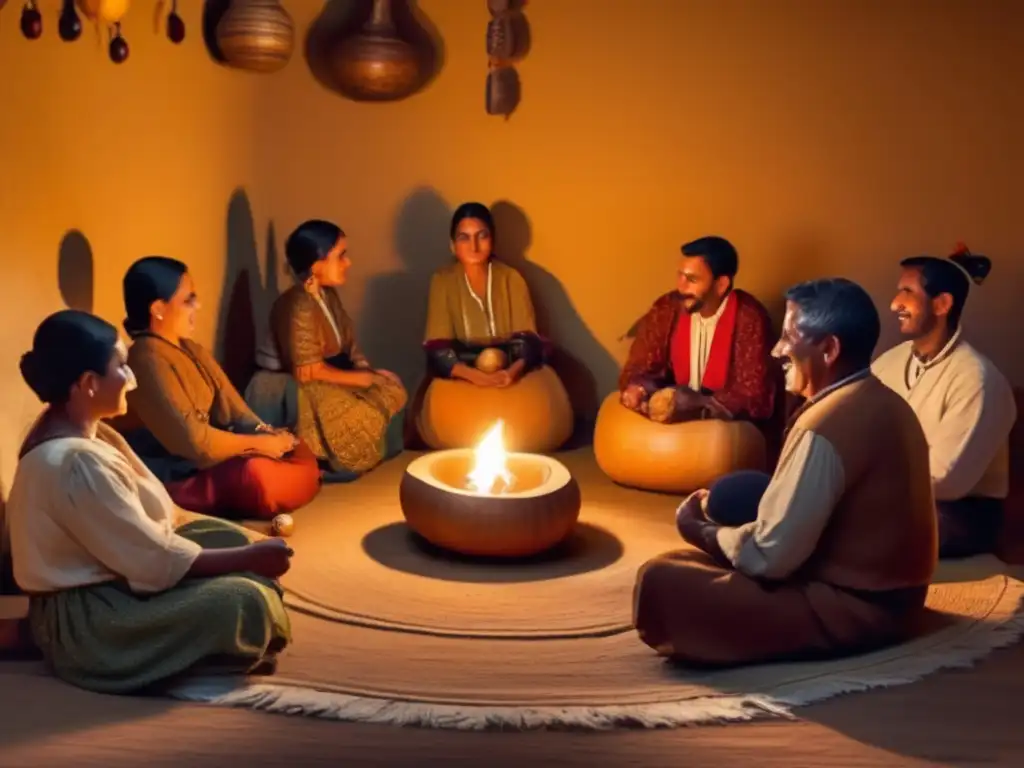 Ritual del mate en la región rioplatense: una imagen vintage que captura la esencia de la camaradería y la rica herencia cultural del mate