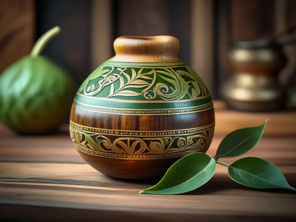 Descubre sabores de yerba mate en imagen vintage